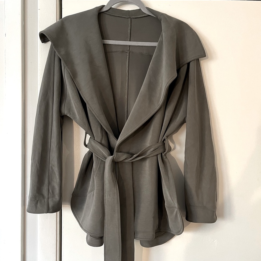 lululemon athletica Gray Belted Jacket